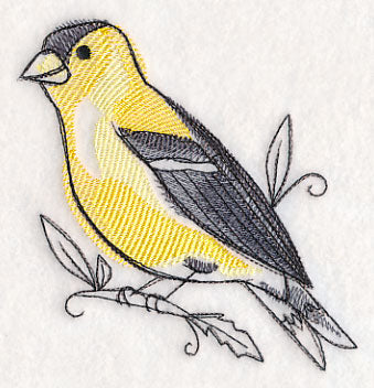 Goldfinch in Watercolor