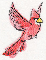 Cardinal in Watercolor