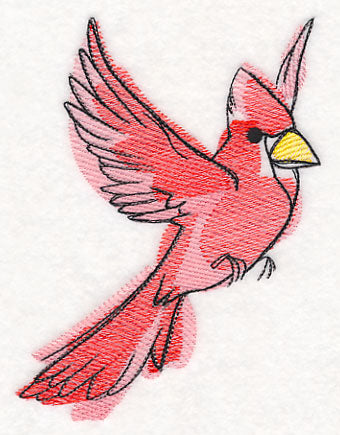 Cardinal in Watercolor