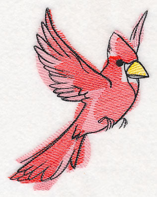 Cardinal in Watercolor