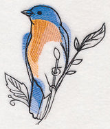 Bluebird in Watercolor