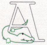 Baby Animals Letter A (Vintage) - 4 1/2 Inch