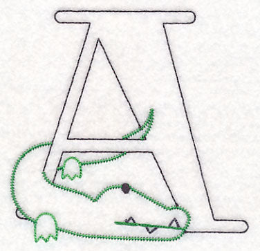 Baby Animals Letter A (Vintage) - 4 1/2 Inch