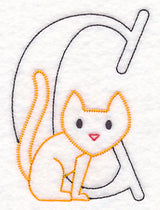 Baby Animals Letter C (Vintage) - 4 1/2 Inch