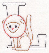 Baby Animals Letter L (Vintage) - 4 1/2 Inch