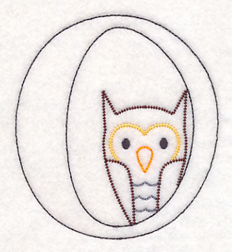 Baby Animals Letter O (Vintage) - 4 1/2 Inch