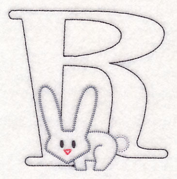 Baby Animals Letter R (Vintage) - 4 1/2 Inch