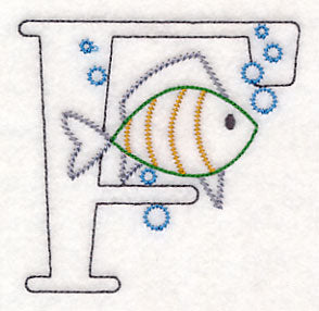 Baby Animals Letter F (Vintage) - 4 1/2 Inch