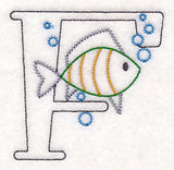 Baby Animals Letter F (Vintage) - 4 1/2 Inch