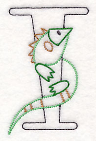 Baby Animals Letter I (Vintage) - 4 1/2 Inch