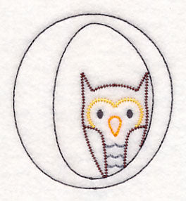Baby Animals Letter O (Vintage) - 4 1/2 Inch