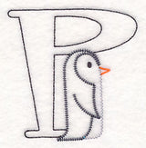 Baby Animals Letter P (Vintage) - 4 1/2 Inch