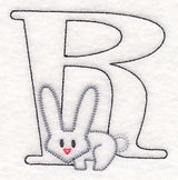 Baby Animals Letter R (Vintage) - 4 1/2 Inch