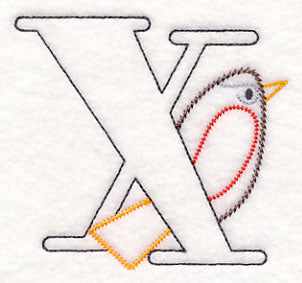 Baby Animals Letter X (Vintage) - 4 1/2 Inch