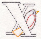 Baby Animals Letter X (Vintage) - 4 1/2 Inch