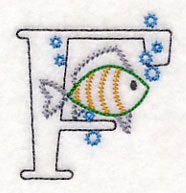 Baby Animals Letter F (Vintage) - 4 1/2 Inch