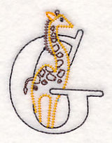 Baby Animals Letter G (Vintage) - 4 1/2 Inch
