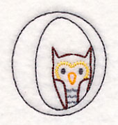 Baby Animals Letter O (Vintage) - 4 1/2 Inch