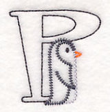 Baby Animals Letter P (Vintage) - 4 1/2 Inch