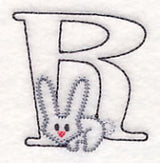 Baby Animals Letter R (Vintage) - 4 1/2 Inch