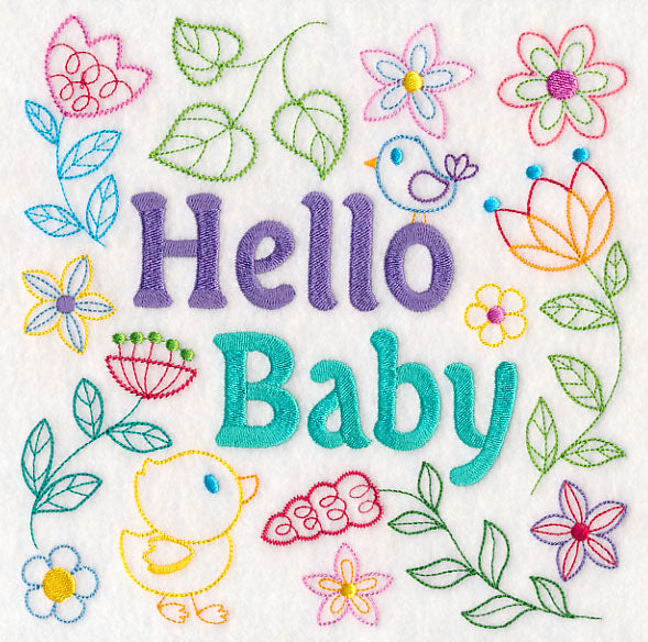Hello Baby Square