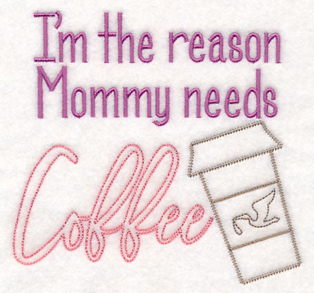 I'm the Reason Mommy Needs Coffee