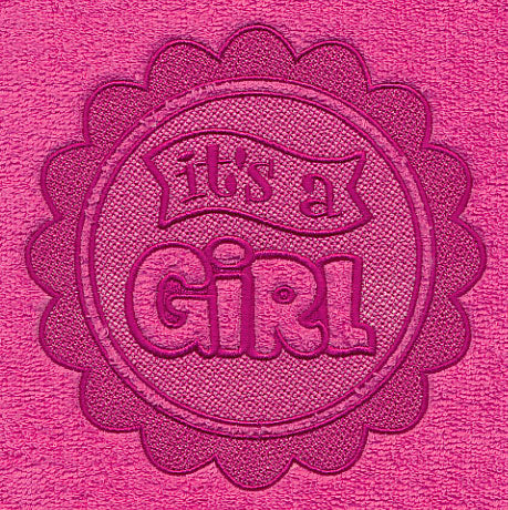 It's a Girl (Embossed)