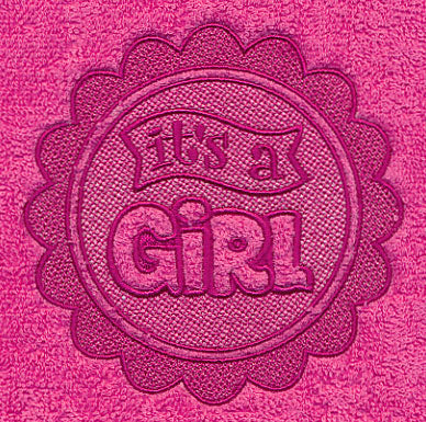 It's a Girl (Embossed)