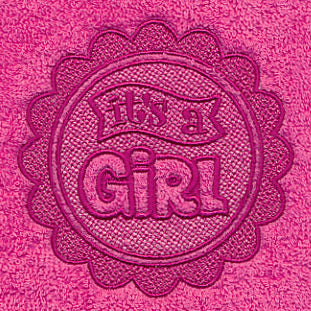 It's a Girl (Embossed)