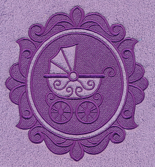 Baby Pram (Embossed)