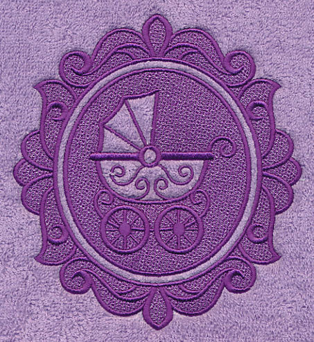 Baby Pram (Embossed)