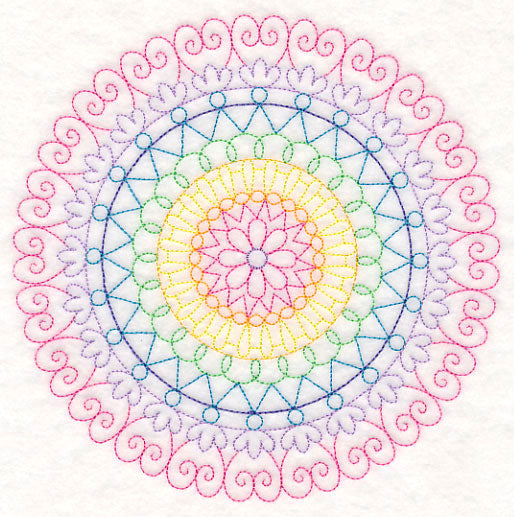 Rainbow Medallion