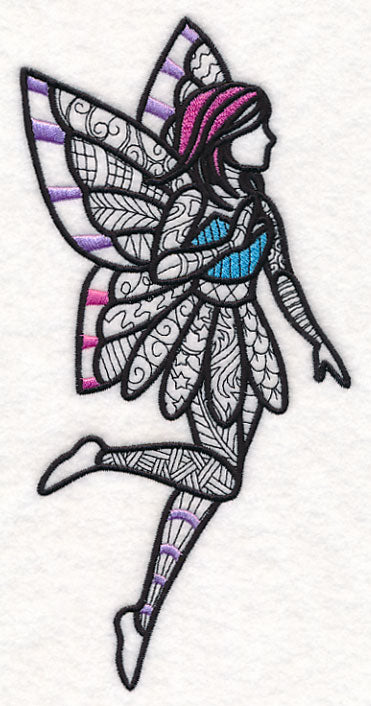 Mystical Fairy (Blackwork)