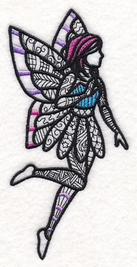 Mystical Fairy (Blackwork)