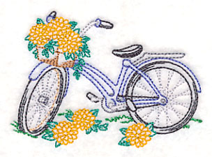 Bike of Blooms - Dahlias