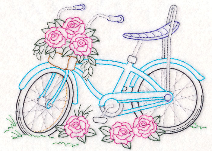 Bike of Blooms - Peonies