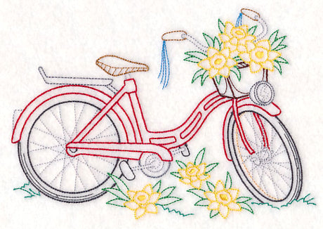 Bike of Blooms - Daffodils