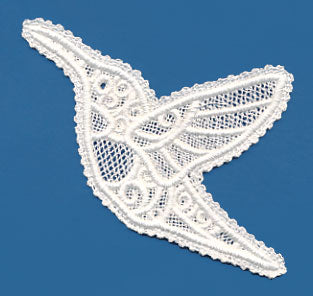 Spring Hummingbird (Battenburg Lace)