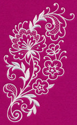 Floral Fashions Spray (Whitework)