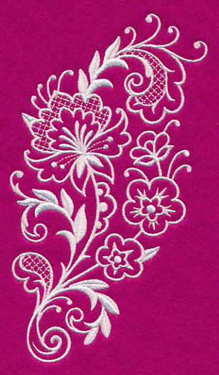 Floral Fashions Spray (Whitework)