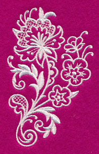 Floral Fashions Spray (Whitework)