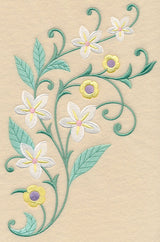 Greenery and Blossoms Spray