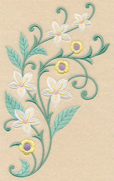 Greenery and Blossoms Spray