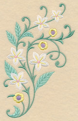 Greenery and Blossoms Spray