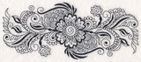 Mehndi Mania Horizontal Spray (Blackwork)