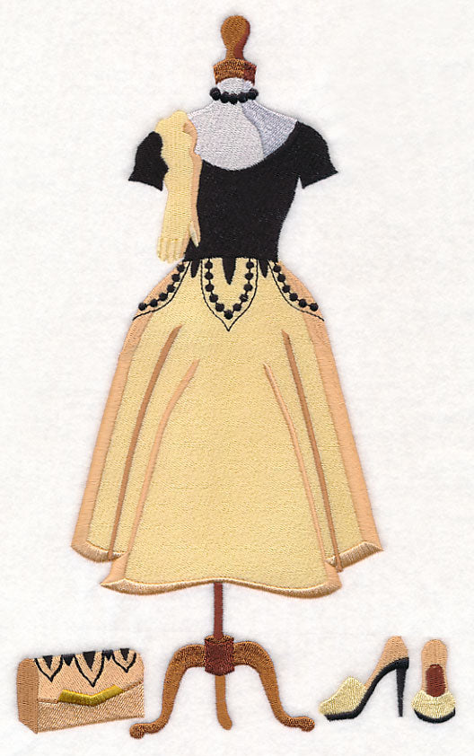 Chiffon and Tulle Hollywood Dress Form