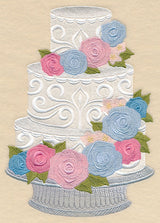 Cascading Roses Cake