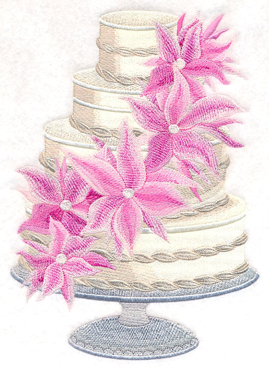 Cascading Lilies Cake