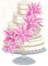Cascading Lilies Cake