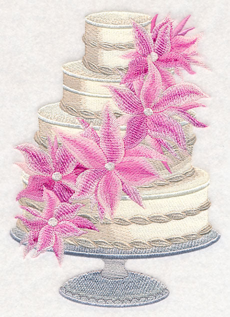 Cascading Lilies Cake